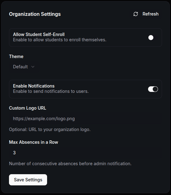 Dark mode